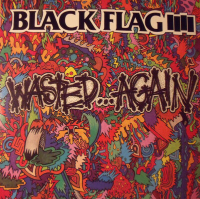 Black Flag - Wasted Again LP Vinyl Album - PUNK RECORD - BEST OF / Greatest Hits
