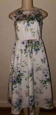 Vintage Girls Storybook Heirloom Floral Dress Size 14