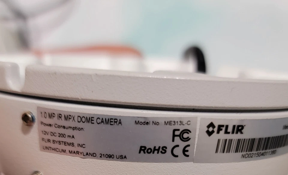 Cámara de seguridad domo FLIR MPX HD CVI ME313L-C Foto 2 de 2