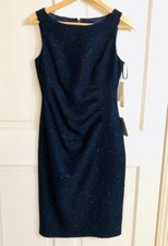 Eliza J cocktail formal dress 4,  shimmer cinched waist