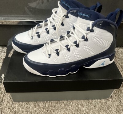 Jordan 9 ホワイト/ネイビー 27cm retro jordan 9 White/blue Used Sneakers Wore 1 Time . Very Good
