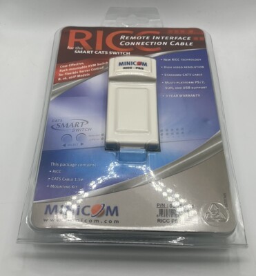 Minicom Smart CAT5 PS/2 RICC Cable for SMART CAT5 KVM Switch 0SU51023 - NEW