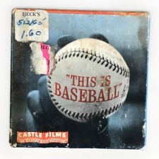  120-Castle Films  This is Baseball  Vintage 8mm Headline Edition Films 3024