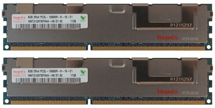 16 GB 2 x 8 GB DDR3 1333 REG Memoria RAM para DELL PRECISION T5500 T5600 T7500 T7600