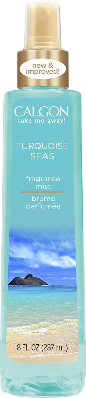 Calgon Take Me Away Turquoise Seas Body Mist 8 Oz for Women 