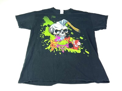 Insane Clown Posse 2-sided T-shirt Hatchet Skull ICP 2008 Men's Sz. L