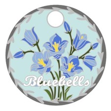 49534 - Bluebells pathtag geocoin alt geocaching swag
