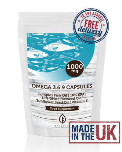 Omega 3 6 9 Comple 1000mg Fish Oil Capsules GB - 第 1/10 張圖片