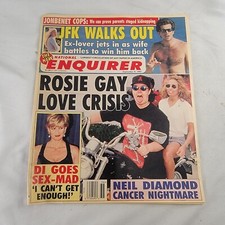 Vtg National Enquirer September 9 1997 JFK Jr Princess Diana Rosie O'Donnell Vtg National Enquirer September 9 1997 JFK Jr Princess Diana Rosie O'Donnell