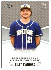 RILEY STANFORD 2021 LEAF PERFECT GAME 