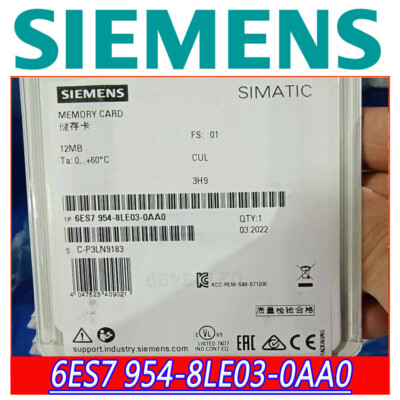 Brand New Siemens 6ES7 954-8LE03-0AA0 6ES7954-8LE03-0AA0 Quality Assured