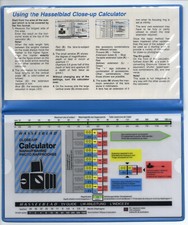 Hasselblad Close-Up Calculator - Brand New