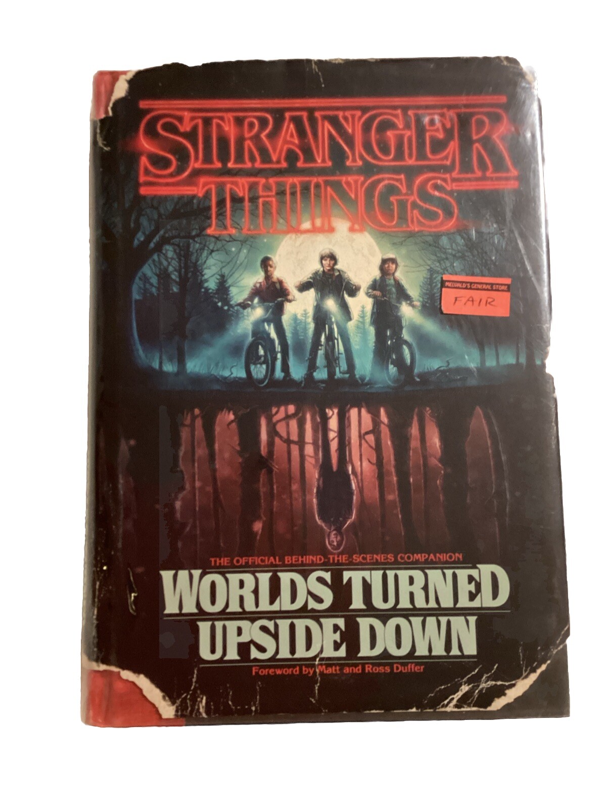Stranger Things Worlds Turned Upside Down Shadow Monster Hawkins Map 1st Edition