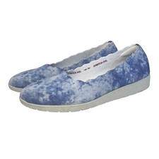 Skechers Cleo Flex Slip On Shoes Stretch Fit Comfort Memory Foam Blue Women 11