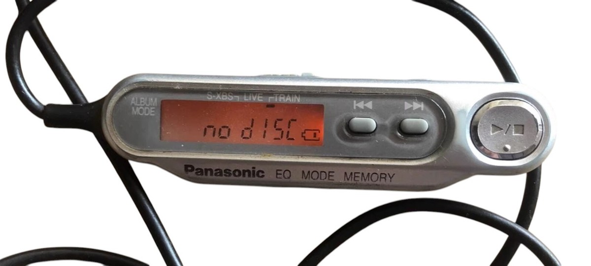 Used Remote Control For Panasonic Portable MP3 CD Player SL-CT500