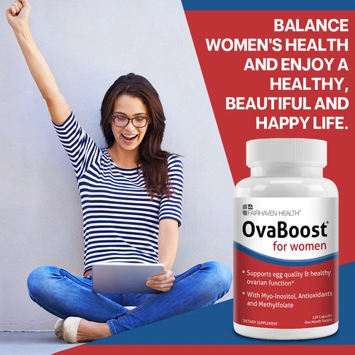 OvaBoost TTC Fruchtbarkeit reproduktive Ergänzung verbessert Eierstock Ei Qualität 120 - Bild 2 von 11