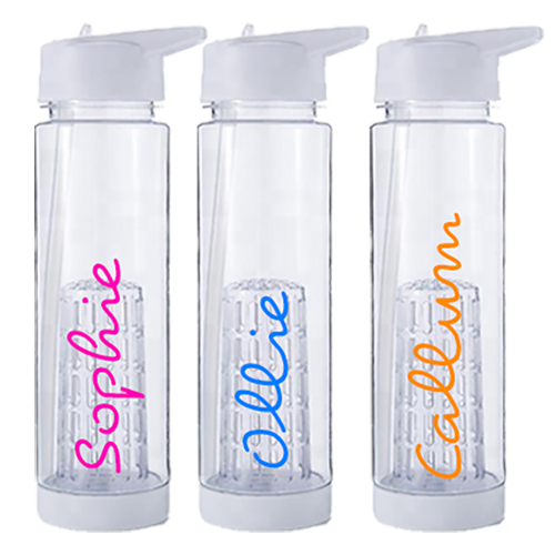 Water Bottle Personalised With Name Love Island Inspired Fruit Infused For Sale Ebay