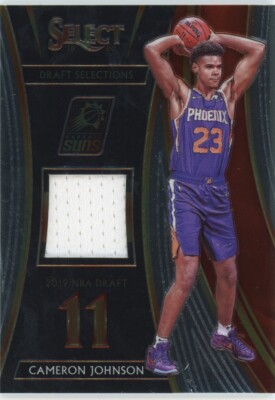 2019-20 Select Cameron Johnson Rookie Draft Selection Jersey #DS-CJN - Suns RC