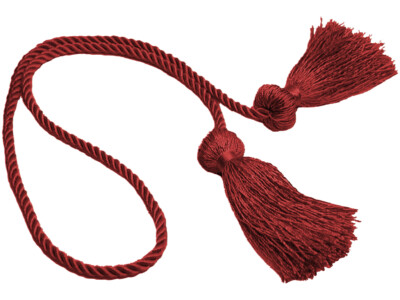 Curtain Tieback, Style# CCT, Color# E13 - Cherry Red [Sold Individually]