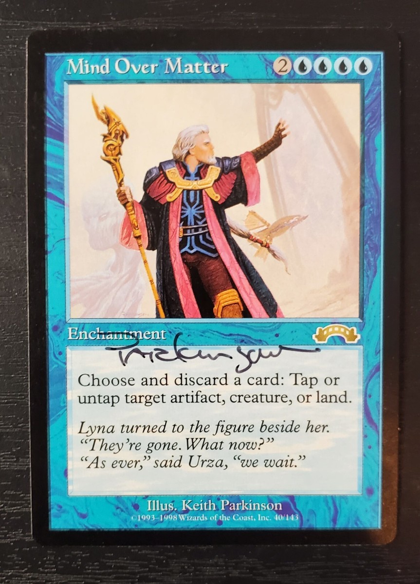 Mtg Mind Over Matter Exodus Signed | eBay
