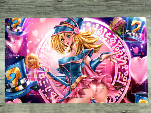 Anime Play Mat Yu Gi Oh Ocg Dark Magician Girl Ccg Tcg Mat Card Game 