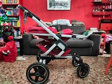 Passeggino Bebè Confort all terrain ruote grandi fronte mondo e fronte mamma