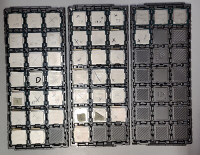 Konvolut 43x defekte Intel CPUs / Prozessoren i7, i5, i3, Pentium, Xeon