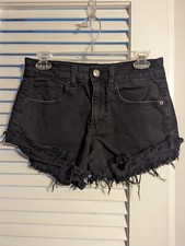 American Eagle outfitters size 6 Black High Rise Festival shorts Hi-rise