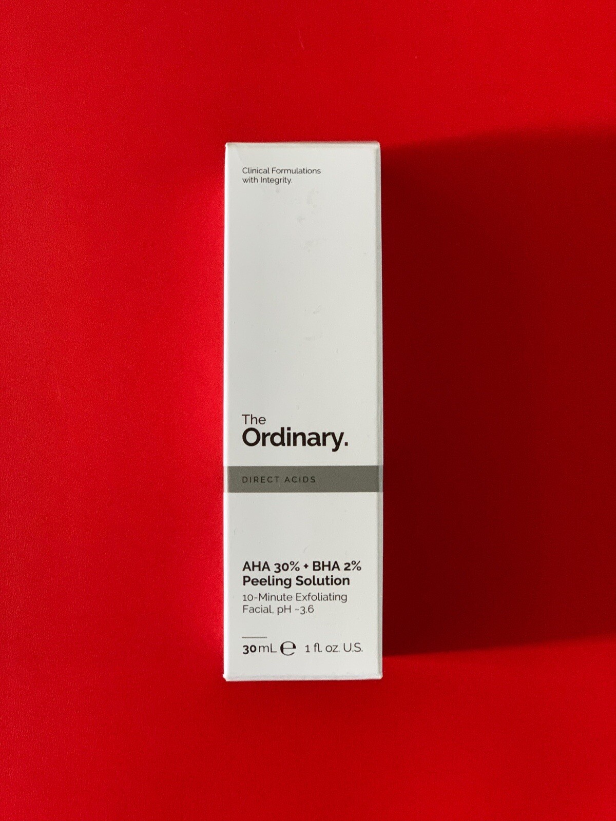 The Ordinary AHA 30% BHA 2% Peeling Solution 4 Bottles Per Order | eBay