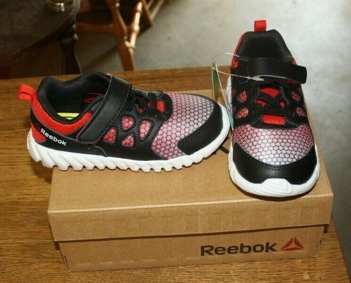 NIB REEBOK TWISTFORM BLAZE 2.0 ALTFADE SIZE TODDLER 10.5 GRAY/RED FREE SHIPPING