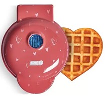 Dash Heart Miniature Waffle Maker with Heart ...