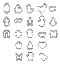 Ausstechform „ EIN MINI-AUSSTECHER“ wählbar aus z.B. Ei,Engel,Fisch,Hase,