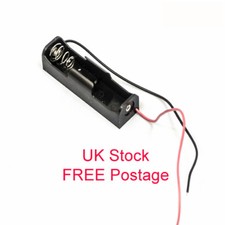 1AA Battery Holder with Leads single AA Cell size