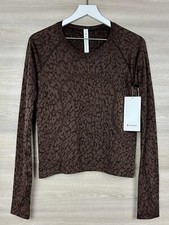Lululemon Swiftly Tech Long Sleeve Race Size 10 ?? Particolour FrenchPress 52120