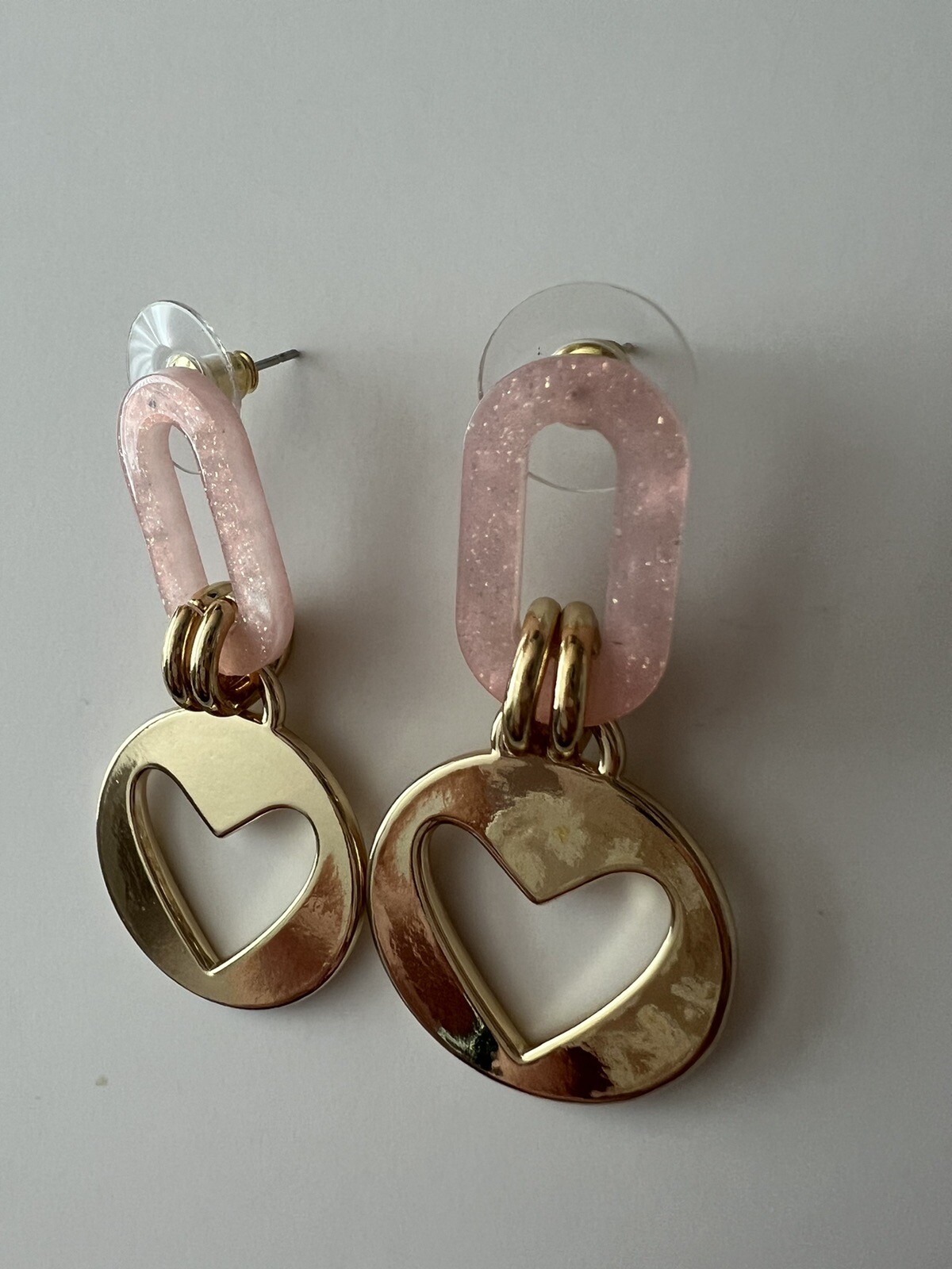 Mary Kay Golden Rules April Heart Earrings New Pink Gold RJ Graziano eBay
