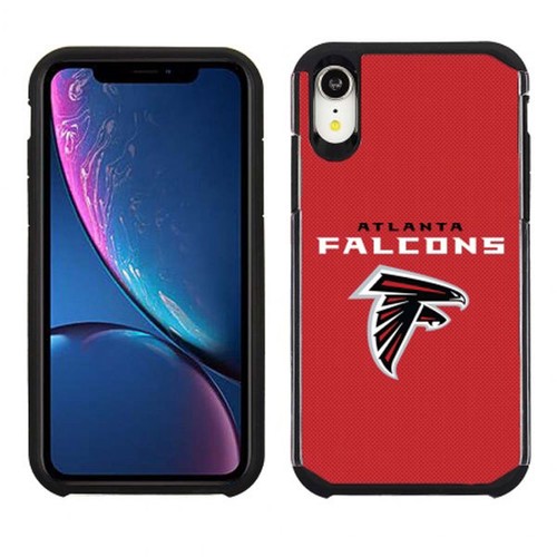 Funda protectora híbrida de poliuretano termoplástico oficial de grano de guijarros a prueba de golpes de la NFL para Apple iPhone XR - Imagen 11 de 32