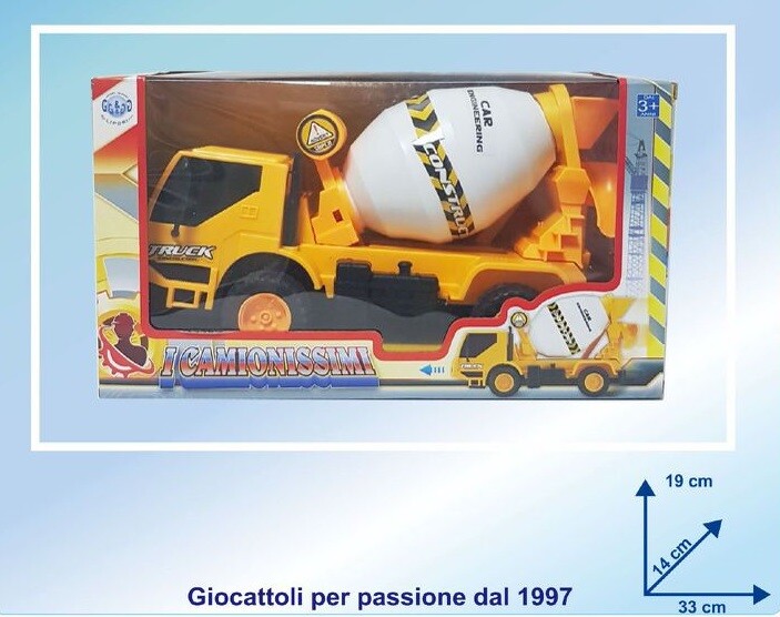 Camionissimi Betoniera Giocattolo Gioco Bambini sar