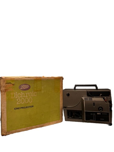 BOOTS DICHROIC 2000 Cine Film Projector In Original Box - Picture 3 of 24