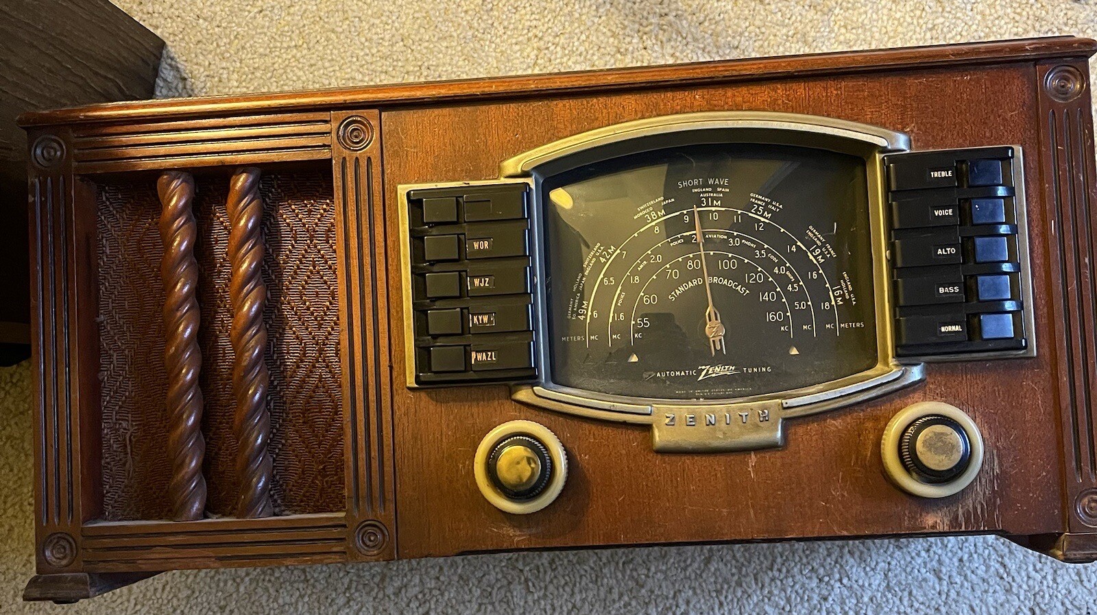 Vintage ZENITH 1941 Model 7S634R Radio For Restoration eBay