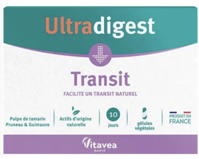 Vitavea UltraDigest Transit gélules pour le transit intestinal et le ventre plat