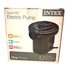 Intex Quick Fill Electric Pump - Brand New, Air Mattress Accessory