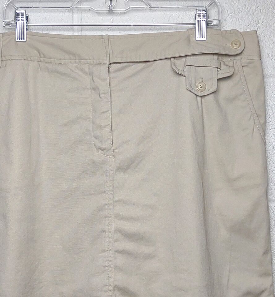 Bamboo Traders Skort Women’s 16 Khaki Shorts Under Skirt | eBay
