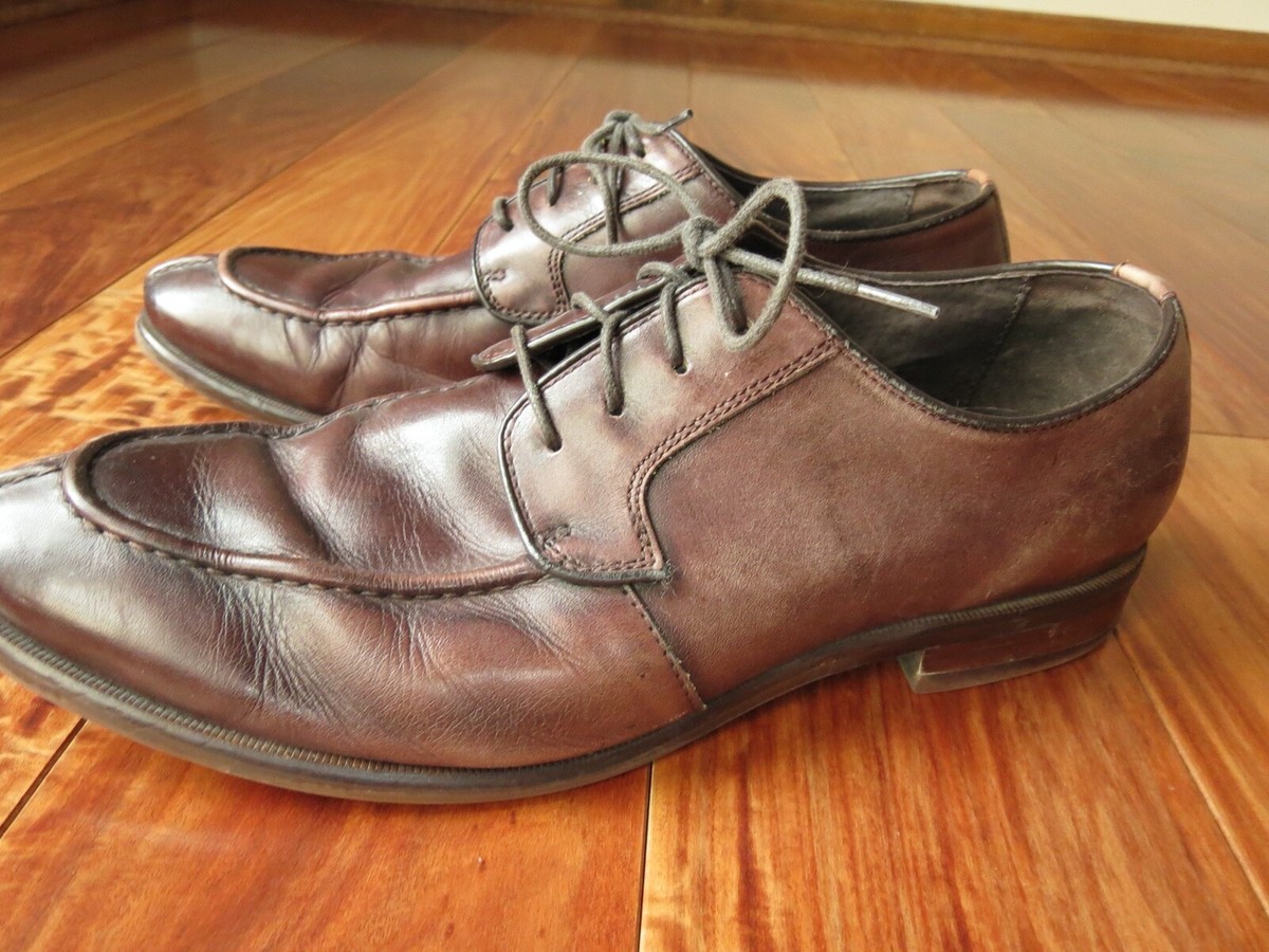 ASTON GREY COLLECTION LIGHT MAROON BROWN OXFORDS - SIZE 9 | eBay display picture 3