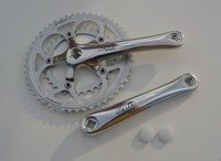 Sunrace Rennrad Kurbelgarnitur Kompakt 34X50 ZäHne Ct 170 Mm Kurbel 2X8 Silber