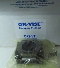 NEW JERGENS GENUINE OK-VISE DK2-VTI VISE WORKHOLDING WEDGE CLAMP SERRATED JAW