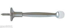 New Satin Nickel Door stop stopper 4" Brushed Nickel Base Board