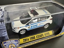 2014 Ford Escape NYPD New York Police Department 1/43 Greenlight Diecast HTF !