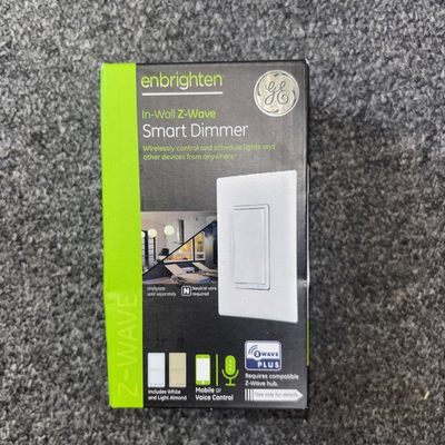 #ad GE ZW3005 In Wall EZ Smart Dimmer Paddle Switch Mobile Or Voice 14294 New $34.00