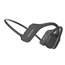 Bone Conduction Wireless Headphones with Magnetic Charging, Open Ear New Black