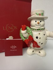 Happy Holly Days Wreath Figurine 8 Item 896938 New Worn Box